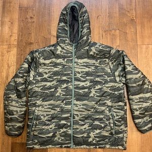 Columbia Camo Lightweight Insulated Hooded Puffer Jacket - XXL